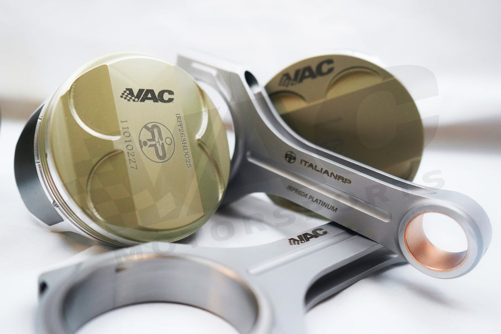 ITALIANRP forged piston set, S55/ N55, 84MM BORE, 10.2 CR. GOLD LINE