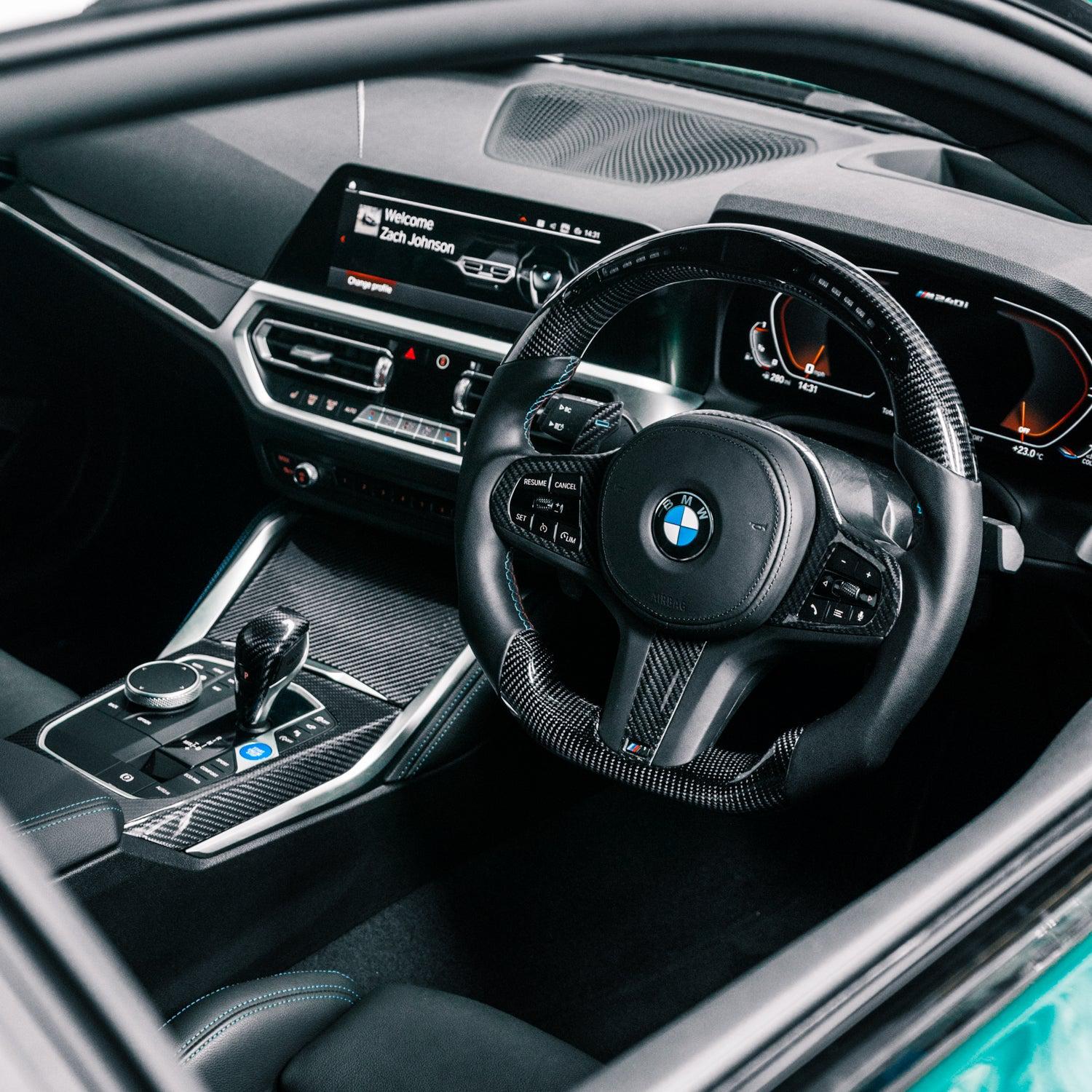 SHFT-BMW-M240i2-Series-Full-Interior-Trim-Set-In-Gloss-Pre-Preg-Carbon-Fibre-G42G20G21-2