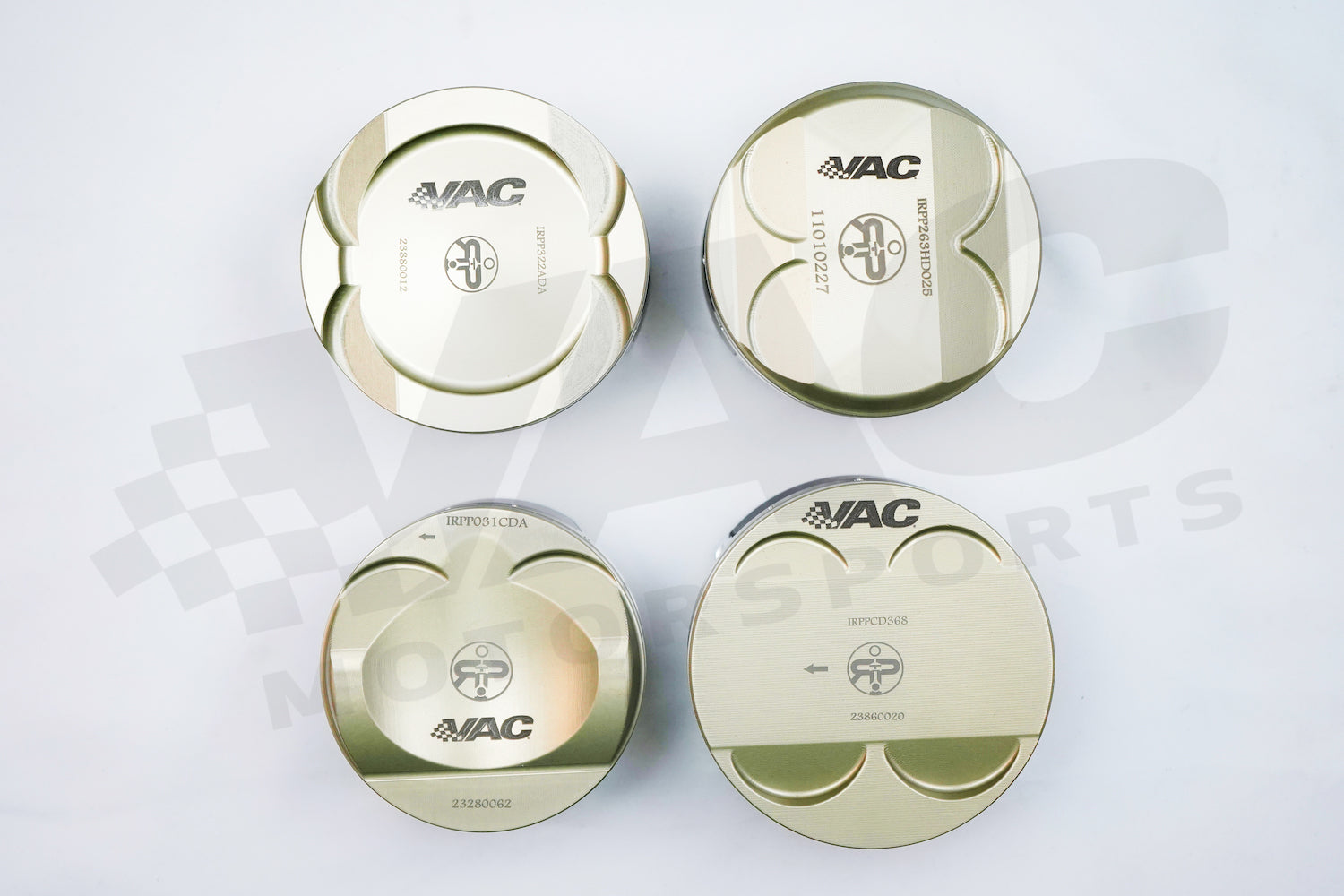 ITALIANRP forged piston set, S55/ N55, 84MM BORE, 10.2 CR.  GOLD LINE