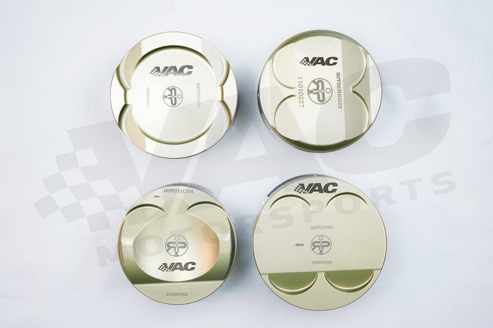 ITALIANRP forged piston set, B58, 82MM BORE, 11.0:1 CR. GOLD LINE