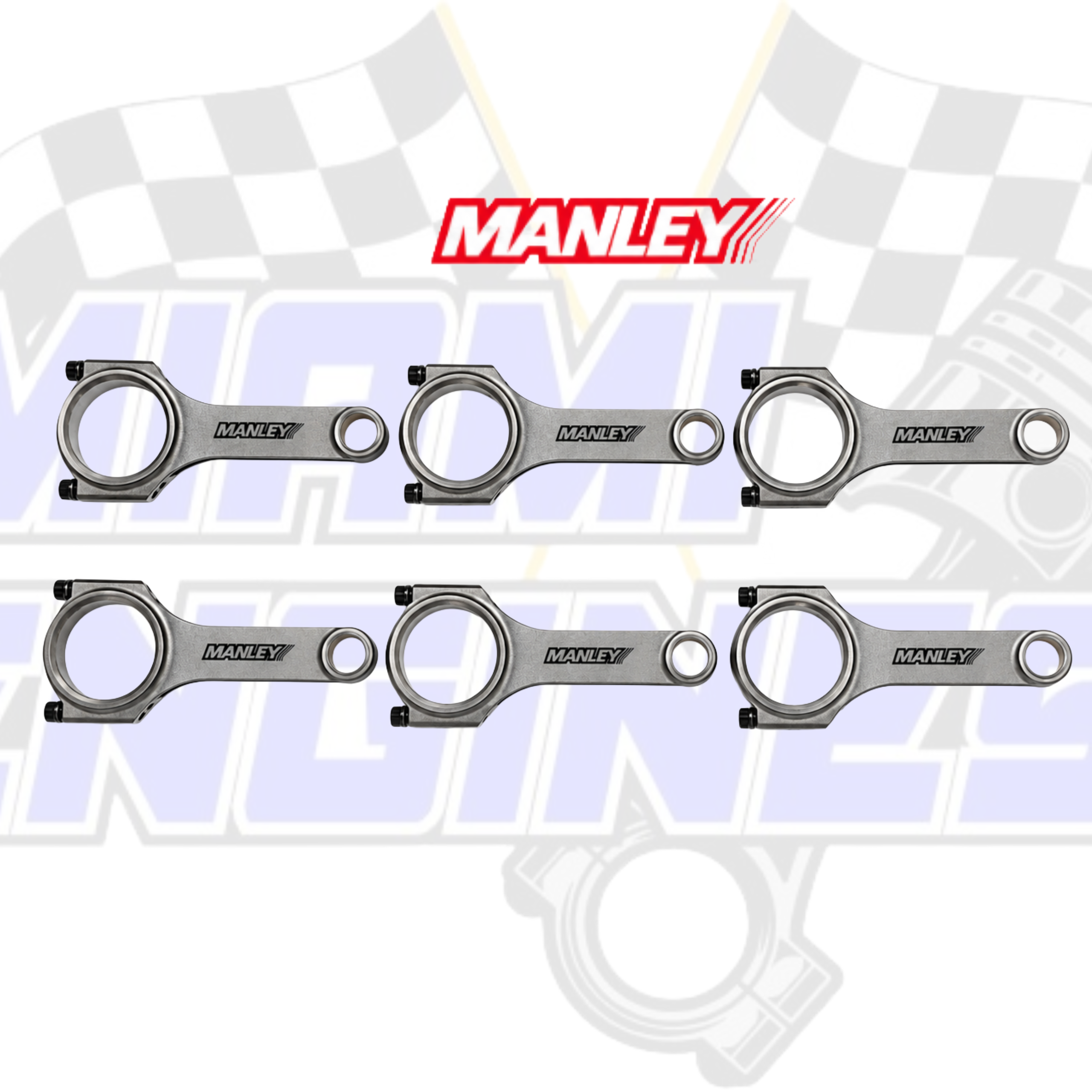 Manley Turbo Tuff Connecting Rod Set for BMW N55 Engines