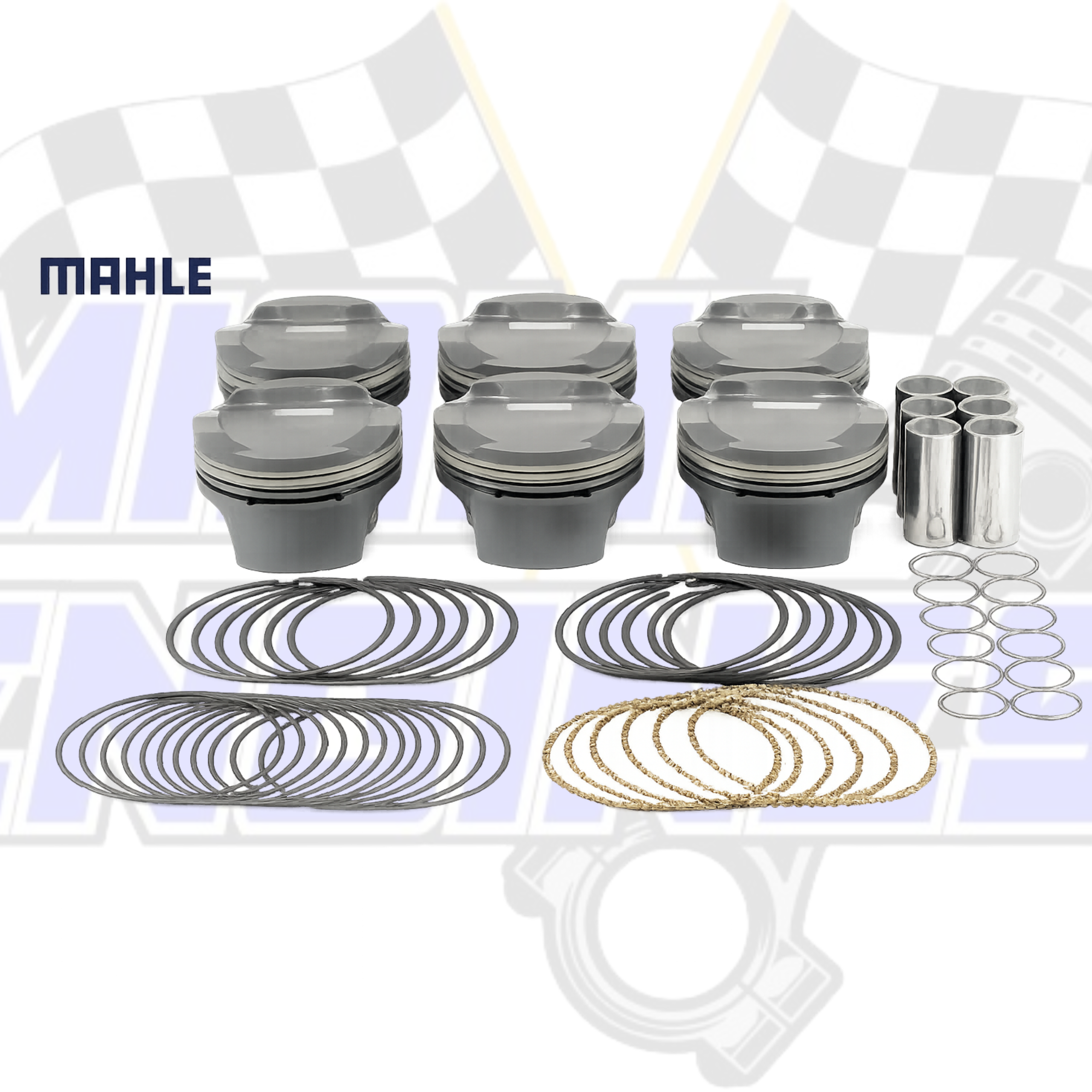 Mahle PowerPak Forged Piston Set for BMW S55 Engine