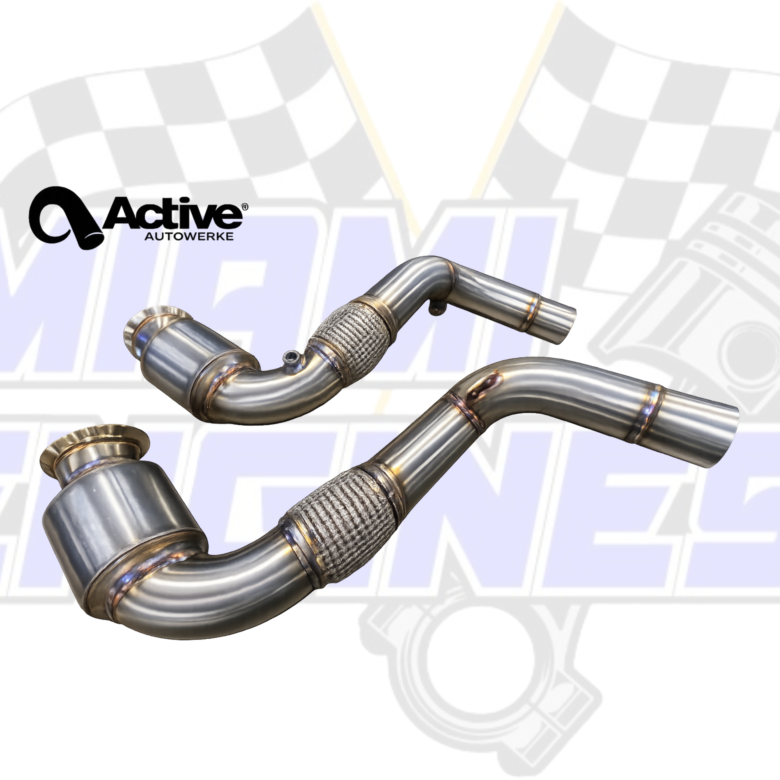 Active Autowerke Catted Downpipes for BMW S55