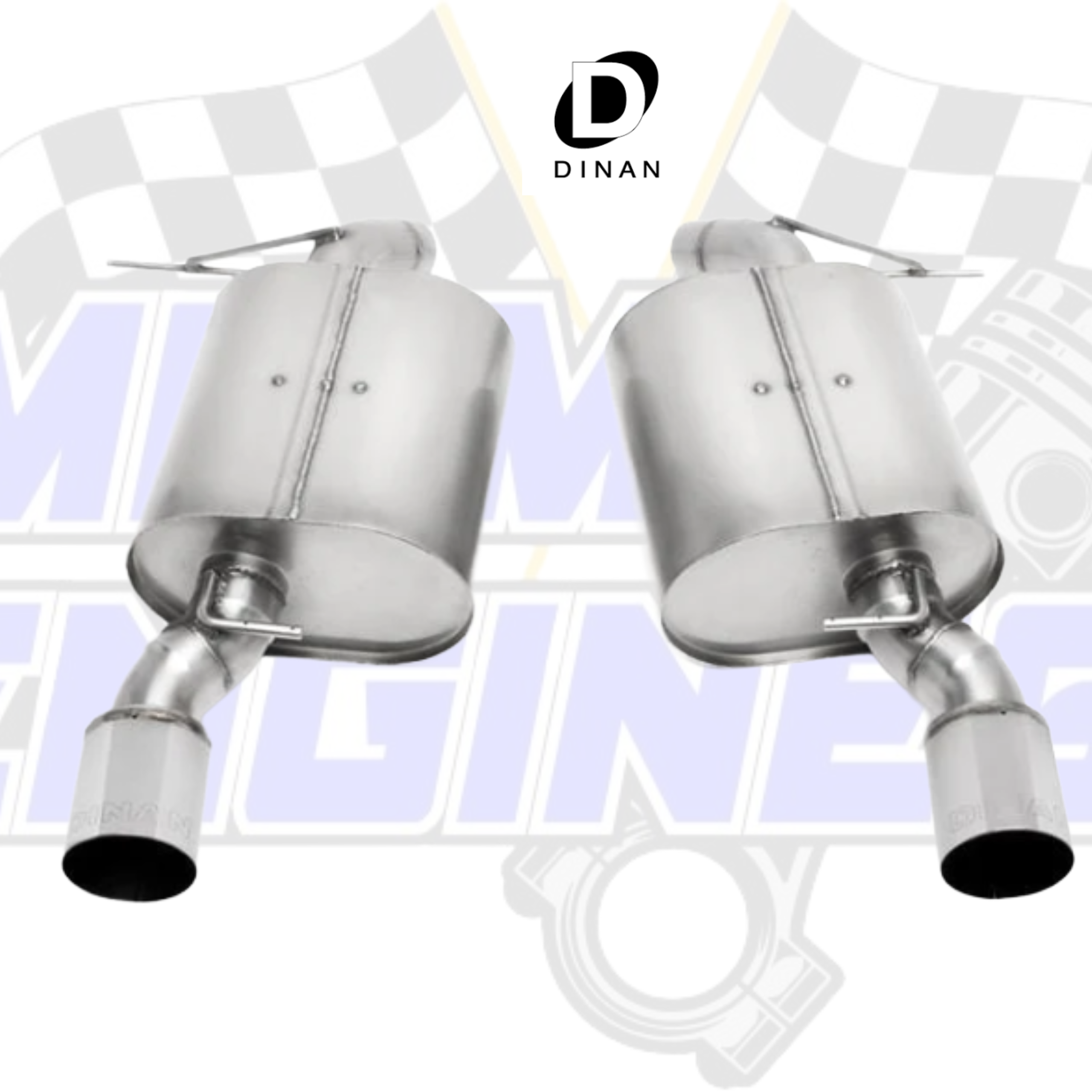 Dinan Free Flow Performance Exhaust System for BMW E90 335i Sedan (4-Door)