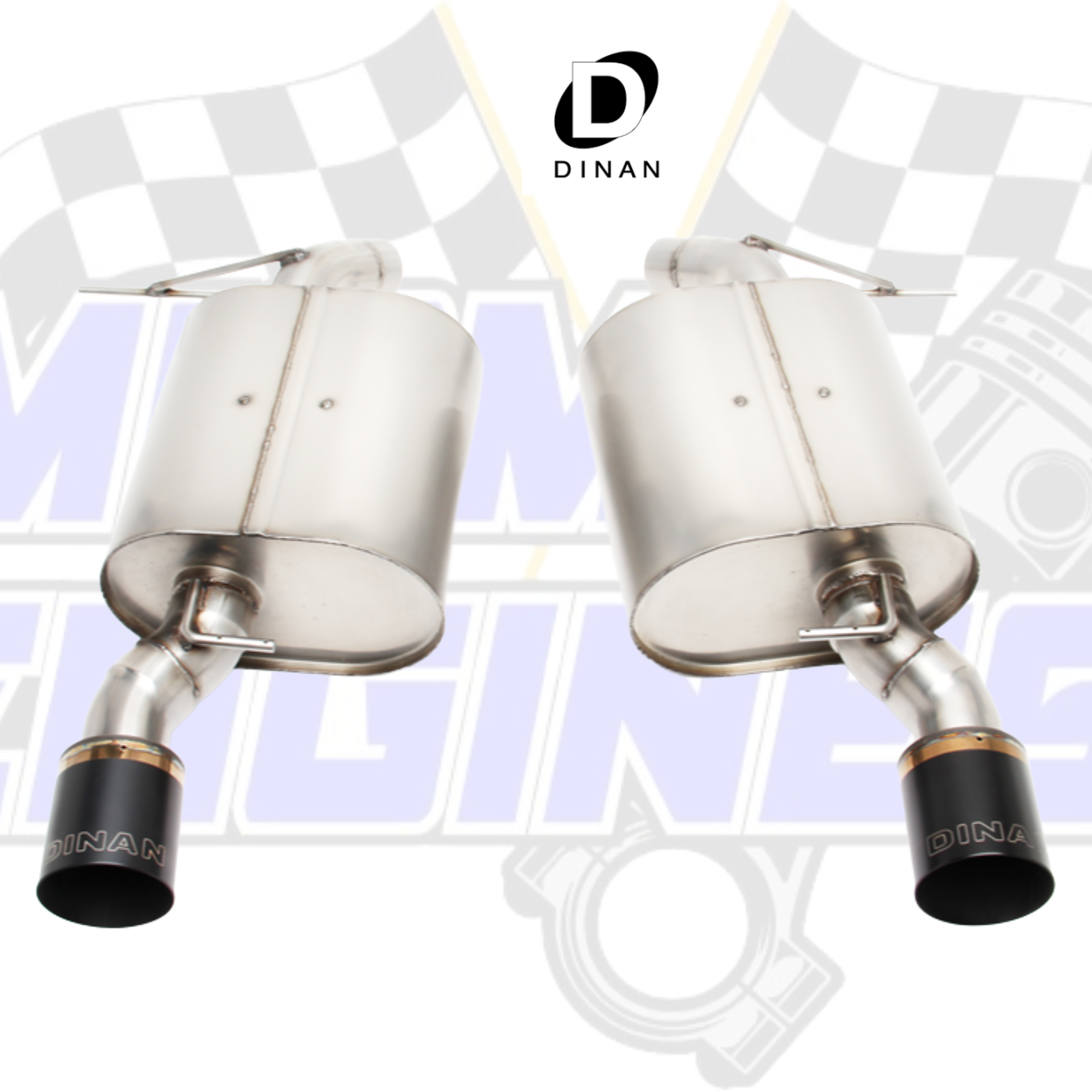 Dinan Free Flow Performance Exhaust System for BMW E90 335i Sedan (4-Door)