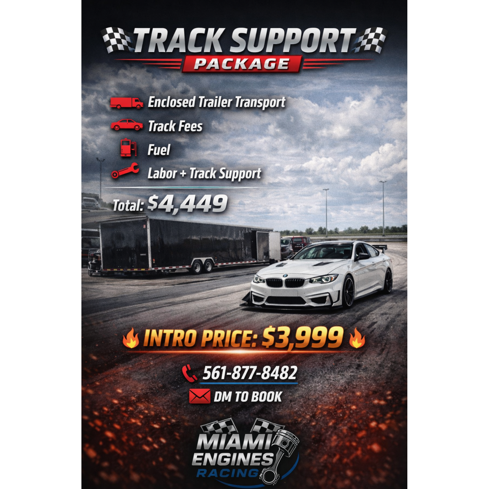 BMW Track Support Package | Orlando Speed World | Transport + Track Day Service